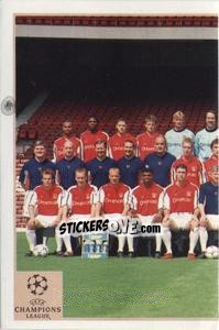 Sticker Arsenal Team (1 of 2) - Champions League 2000-2001. Finale n. 1 - Panini
