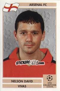 Sticker Nelson David Vivas - Champions League 2000-2001. Finale n. 8 - Panini