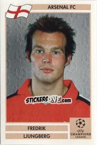 Sticker Fredrik Ljungberg - Champions League 2000-2001. Finale n. 13 - Panini
