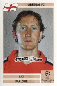Sticker Ray Parlour - Champions League 2000-2001. Finale n. 14 - Panini