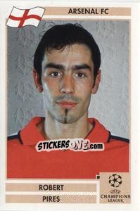 Sticker Robert Pires - Champions League 2000-2001. Finale - Panini
