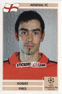 Sticker Robert Pires - Champions League 2000-2001. Finale n. 15 - Panini