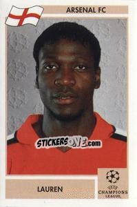 Sticker Lauren - Champions League 2000-2001. Finale n. 17 - Panini