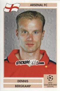 Sticker Dennis Bergkamp - Champions League 2000-2001. Finale - Panini