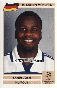 Cromo Samuel Osei Kuffour - Champions League 2000-2001. Finale n. 27 - Panini