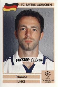 Sticker Thomas Linke - Champions League 2000-2001. Finale n. 28 - Panini