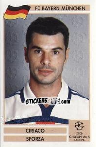 Sticker Ciriaco Sforza - Champions League 2000-2001. Finale - Panini