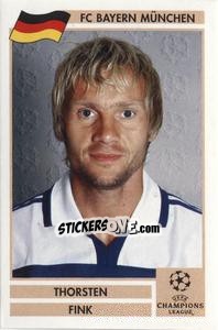 Sticker Thorsten Fink - Champions League 2000-2001. Finale n. 33 - Panini