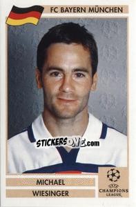 Sticker Michael Wiesinger - Champions League 2000-2001. Finale n. 34 - Panini
