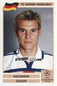 Sticker Alexander Zickler - Champions League 2000-2001. Finale n. 40 - Panini