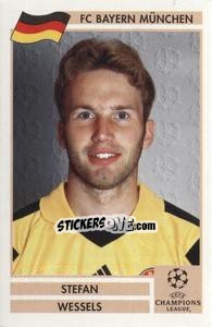 Sticker Stefan Wessels - Champions League 2000-2001. Finale - Panini