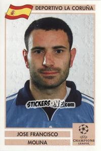 Sticker Jose Francisco Molina - Champions League 2000-2001. Finale n. 47 - Panini