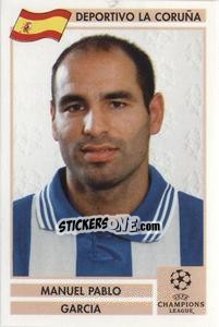 Sticker Manuel Pablo Garcia - Champions League 2000-2001. Finale - Panini