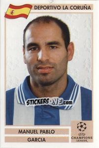 Sticker Manuel Pablo Garcia - Champions League 2000-2001. Finale n. 48 - Panini