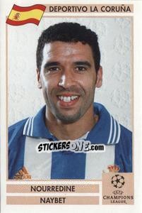 Sticker Nourredine Naybet - Champions League 2000-2001. Finale - Panini