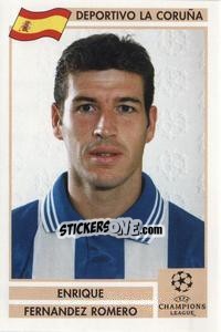 Sticker Enrique Fernandez Romero - Champions League 2000-2001. Finale - Panini