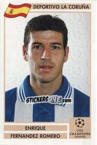 Sticker Enrique Fernandez Romero - Champions League 2000-2001. Finale n. 50 - Panini