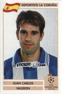 Sticker Juan Carlos Valeron - Champions League 2000-2001. Finale n. 56 - Panini