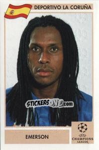 Sticker Emerson - Champions League 2000-2001. Finale n. 61 - Panini