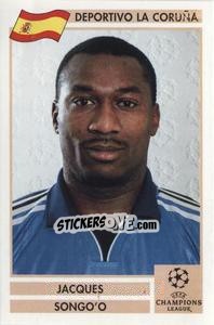 Cromo Jacques Songo'o - Champions League 2000-2001. Finale - Panini