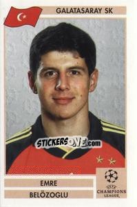 Sticker Emre Belozoglu - Champions League 2000-2001. Finale n. 77 - Panini