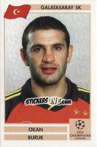 Sticker Okan Buruk - Champions League 2000-2001. Finale - Panini