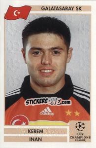 Sticker Kerem Inan - Champions League 2000-2001. Finale n. 88 - Panini
