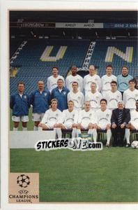 Sticker Leeds United Team (1 of 2) - Champions League 2000-2001. Finale n. 89 - Panini