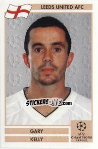 Sticker Gary Kelly - Champions League 2000-2001. Finale - Panini