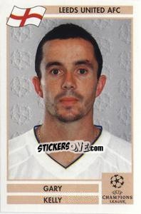 Sticker Gary Kelly - Champions League 2000-2001. Finale n. 92 - Panini