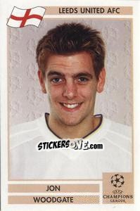 Sticker Jon Woodgate - Champions League 2000-2001. Finale - Panini