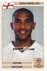 Sticker Olivier Dacourt - Champions League 2000-2001. Finale - Panini