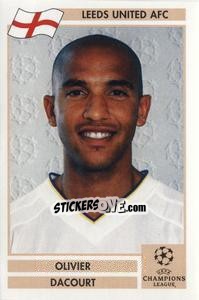 Sticker Olivier Dacourt - Champions League 2000-2001. Finale n. 101 - Panini