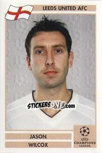 Sticker Jason Wilcox - Champions League 2000-2001. Finale - Panini