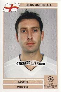 Sticker Jason Wilcox - Champions League 2000-2001. Finale n. 103 - Panini