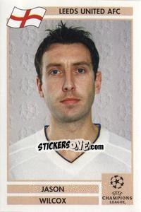 Cromo Jason Wilcox - Champions League 2000-2001. Finale - Panini