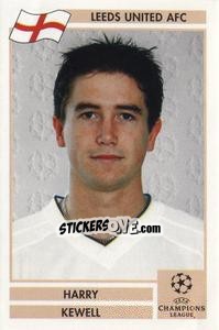 Sticker Harry Kewell - Champions League 2000-2001. Finale n. 105 - Panini