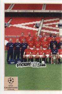 Sticker Manchester United Team (1 of 2) - Champions League 2000-2001. Finale - Panini