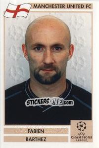 Sticker Fabien Barthez - Champions League 2000-2001. Finale - Panini