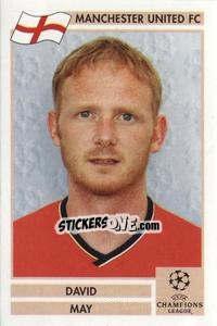 Sticker David May - Champions League 2000-2001. Finale - Panini