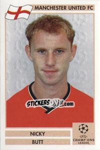 Sticker Nicky Butt - Champions League 2000-2001. Finale - Panini