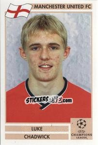 Sticker Luke Chadwick - Champions League 2000-2001. Finale n. 126 - Panini