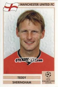 Sticker Teddy Sheringham - Champions League 2000-2001. Finale - Panini