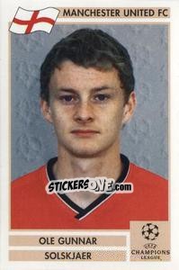 Sticker Ole Gunnar Solskjaer - Champions League 2000-2001. Finale - Panini