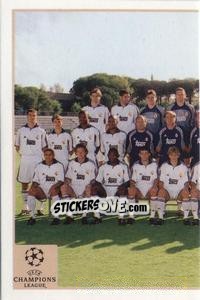Sticker Real Madrid Team (1 of 2) - Champions League 2000-2001. Finale n. 133 - Panini