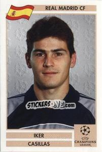 Sticker Iker Casillas - Champions League 2000-2001. Finale n. 135 - Panini