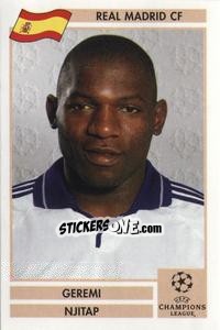 Sticker Geremi Njitap - Champions League 2000-2001. Finale n. 141 - Panini