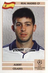 Sticker Albert Celades - Champions League 2000-2001. Finale n. 143 - Panini