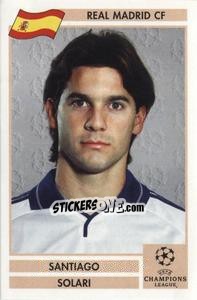 Cromo Santiago Solari - Champions League 2000-2001. Finale n. 147 - Panini