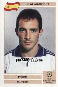 Sticker Pedro Munitis - Champions League 2000-2001. Finale n. 153 - Panini